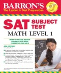 Barron's sat subject test math level 1 4th edition