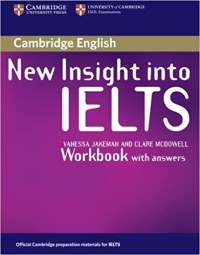 New insight into IELTS workbokk with answers